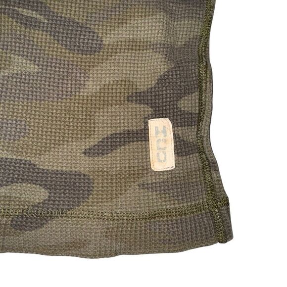 Hollister camouflage Green Long Sleeve Tee Performance Fit 100% Cotton size M - Picture 7 of 8